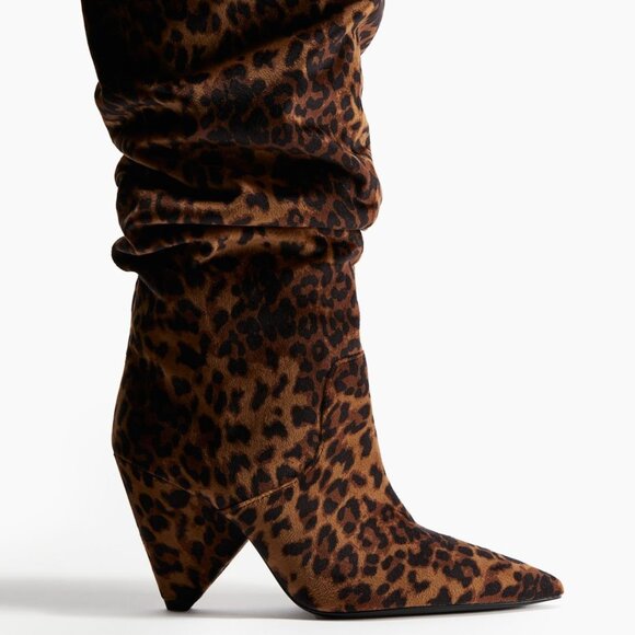 Leopard slouch boots - Picture 3 of 3
